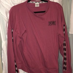 Pink crew neck